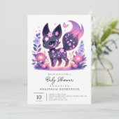 漫画エレガントキツネベビーシャワー 招待状 (スタンド正面)