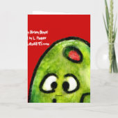 漫画オリーブホリデーグリーティングカード シーズンカード (裏面)