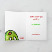 漫画オリーブホリデーグリーティングカード シーズンカード (内部)