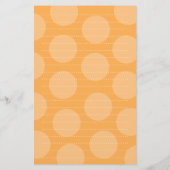 漫画オレンジのキリン子供のドットありがとう 便箋 (裏面)