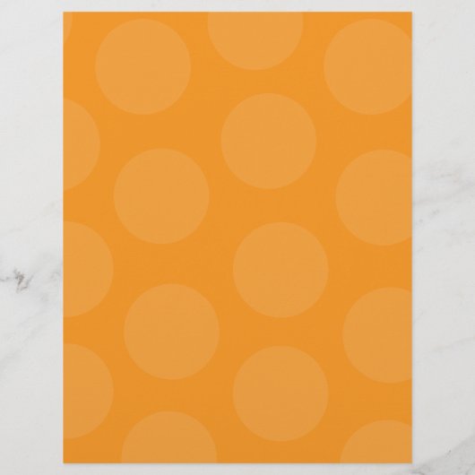 漫画オレンジのキリン緑のドット子供のおもしろい レターヘッド (裏面)