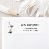 漫画オレンジアイズホワイトキャットおもしろい差出人住所 ラベル (インサイチュ)