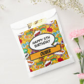 漫画カスタムブックスーパーヒーローバースデーパーティー フェイバーバッグ (封をした状態)