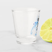 漫画カッコいいサメ ショットグラス (左)