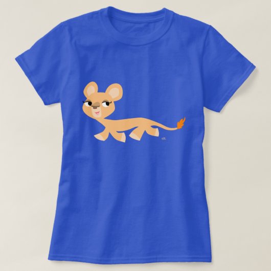 漫画カッコいいライオンズウィメンズTシャツ Tシャツ (デザイン正面)