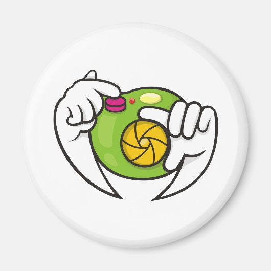 漫画カメラ マグネット (正面)