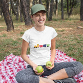 漫画カラフルおもちゃTシャツ Tシャツ