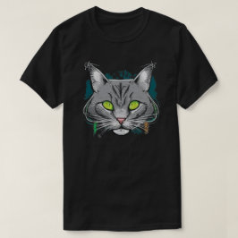 漫画カラフルの猫Tシャツ Tシャツ