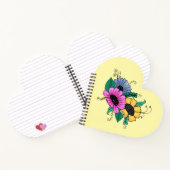 漫画カラフルの花 ノートブック (内部)