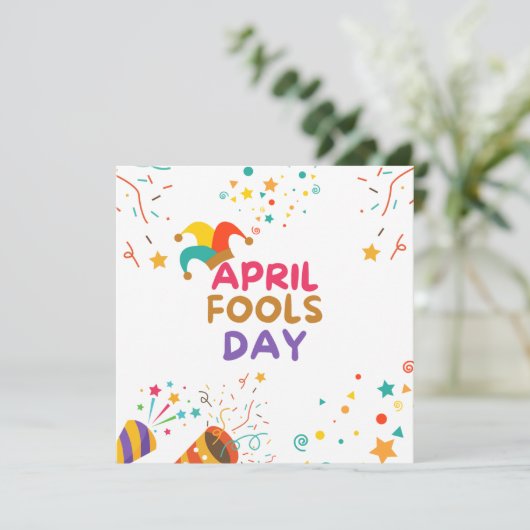 漫画カラフルエイプリルフールズの日 シーズンカード (スタンド正面)