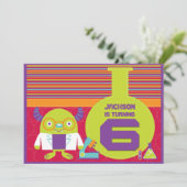 漫画カラフル不機嫌サイエンティスト6thバースデーパーティー 招待状 (スタンド正面)