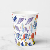 漫画カラフル海洋生物パーティー 紙コップ (右)