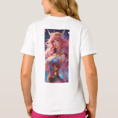 漫画カラフルTシャツ子供へ Tシャツ (裏面)