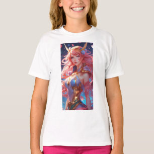 漫画カラフルTシャツ子供へ Tシャツ