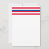 漫画カラー誕生日招待状 招待状 (裏面)