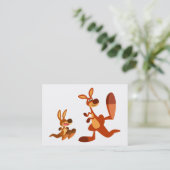 漫画カンガルーパパとソンACEO/ビジネスカード コーリングカード (スタンド正面)