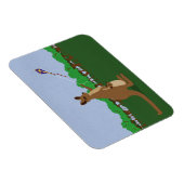 漫画カンガルー飛んでいるア凧 マグネット (右側)