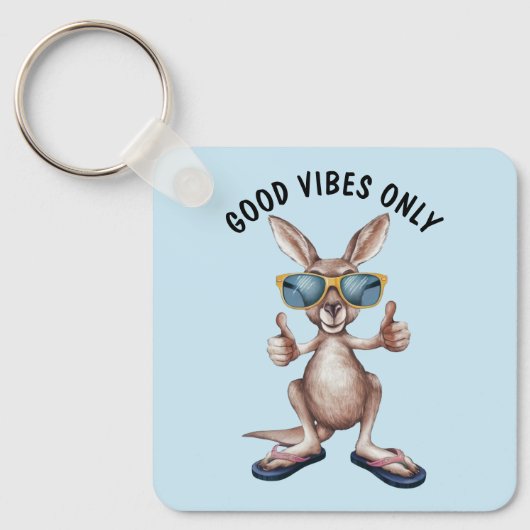 漫画カンガルー キーホルダー (正面)