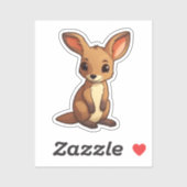 漫画カンガルー シール (シート)