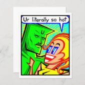 漫画カード#2554アートプリント (正面/裏面)