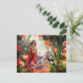 漫画ガールとバンブーフォレスト シーズンポストカード (スタンド正面)