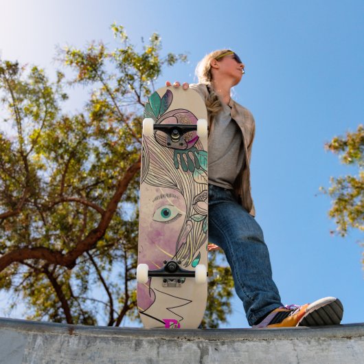 漫画ガールズ顔Ddブランドスケートボード スケートボード (室外1)