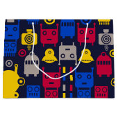 漫画キッズロボット ラージペーパーバッグ (正面)