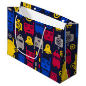 漫画キッズロボット ラージペーパーバッグ (正面アングル)