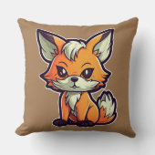 漫画キツネ クッション (正面)