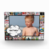 漫画キャラクターキッズフォトスピーチバルーン名 フォトブロック (正面)