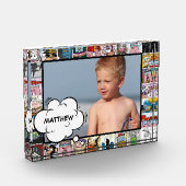 漫画キャラクターキッズフォトスピーチバルーン名 フォトブロック (左)