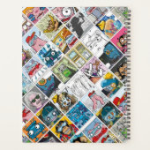 漫画キャラクターパターンキッズスピーチバルーン名 プランナー手帳 (裏面)