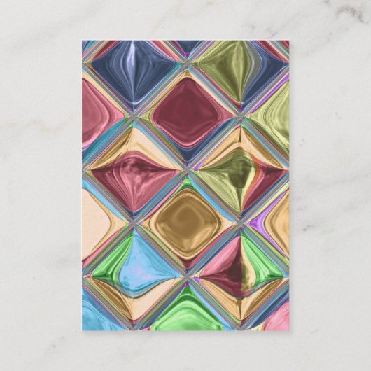 漫画キャンドロップモザイクタイル 名刺 (裏面)