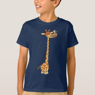 漫画キリンと友人の子供Tシャツ Tシャツ