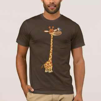 漫画キリンと友人Tシャツ Tシャツ