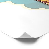 漫画キリンイラストレーション ポスター (角)