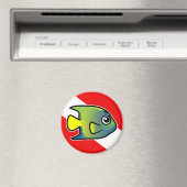 漫画クイーンアンジェフィッシュ潜航フラグ マグネット (インサイチュ (食洗機))