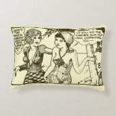 漫画クラシックアート室内アクセント枕 アクセントクッション (裏面)