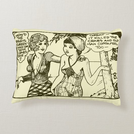 漫画クラシックアート室内アクセント枕 アクセントクッション (裏面)