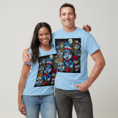 漫画クラシックキャラクター Tシャツ (ユニセックス)