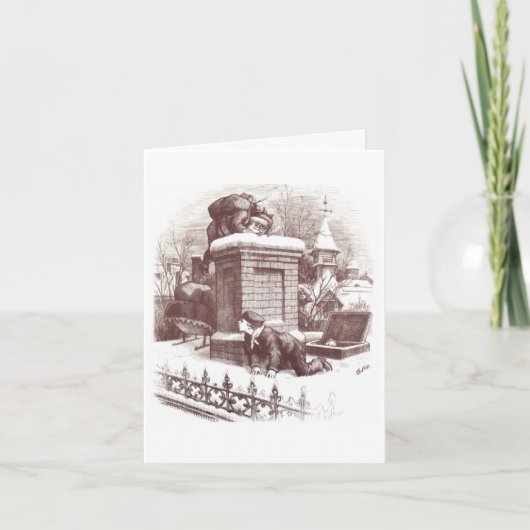 漫画クラシックストリップクリスマスカード シーズンカード (正面)