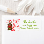 漫画クリスマストナカイ差出人住所ラベル ラベル (インサイチュ)