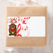 漫画クリスマストナカイ空白のーの出荷ラベル ラベル (インサイチュ)