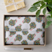 漫画クリスマスライトカメティッシュペーパー 薄葉紙 (ギフト)