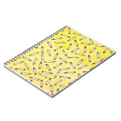 漫画クレヨン柄 ノートブック (左側)