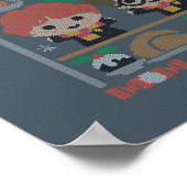 漫画クロスステッチHOGWARTS™クリスマスパーティー ポスター (角)