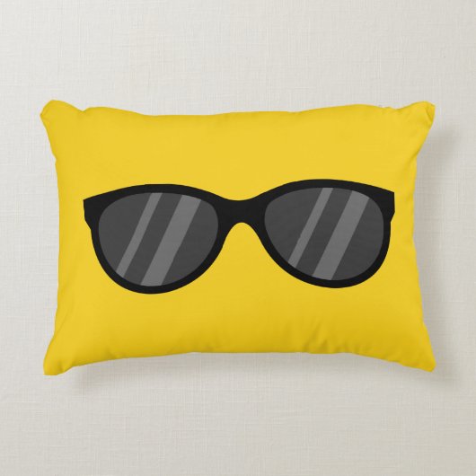 漫画クールサングラス アクセントクッション (正面)
