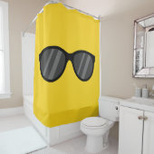 漫画クールサングラス シャワーカーテン (インサイチュ)