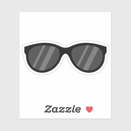 漫画クールサングラス シール (シート)