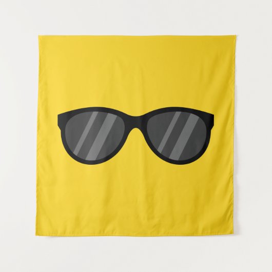 漫画クールサングラス タペストリー (正面)